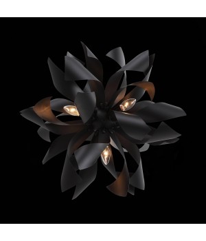 SL453.403.06E Люстра подвесная ST-Luce Черный/Черный E14 6*40W SPIRAGLIO-foto6