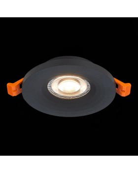 ST205.408.01 Св-к встр. Мат. черный GU10 1*50W D95xH27 220V Без ламп GERA-foto4