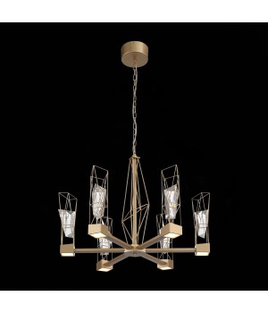 SL815.203.06 Люстра подвесная ST-Luce Матовое золото/Матовое золото, Прозрачный LED 6*8W 4000K PROGETTO-foto9