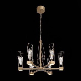 SL815.203.06 Люстра подвесная ST-Luce Матовое золото/Матовое золото, Прозрачный LED 6*8W 4000K PROGETTO-foto9