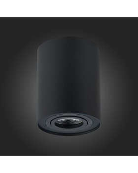 ST108.417.01 Светильник потолочный Мат. черный GU10 1*50W D98xH124 220V Без ламп TORUS-foto6