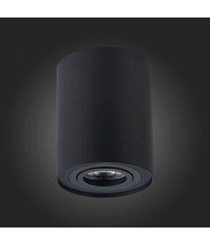 ST108.417.01 Светильник потолочный Мат. черный GU10 1*50W D98xH124 220V Без ламп TORUS-foto6