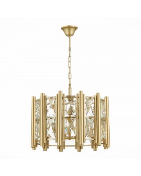 SL1623.203.06 Люстра подвесная ST-Luce шампань/шампань, прозрачный E14 6*40W CORSIA-foto2