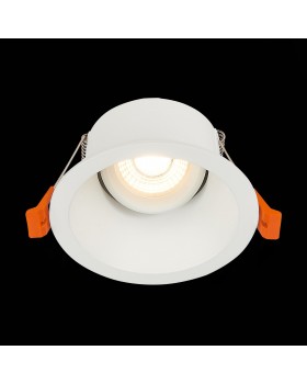 ST207.508.01 Св-к встр. Мат. белый GU10 1*50W D103xH52 220V Без ламп GROSI-foto4