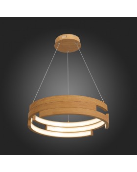 SL963.703.01 Люстра подвесная ST-Luce Светлое дерево/Светлое дерево, Белый LED 1*45W 4000K GENUINE-foto6