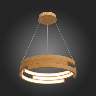 SL963.703.01 Люстра подвесная ST-Luce Светлое дерево/Светлое дерево, Белый LED 1*45W 4000K GENUINE-foto6