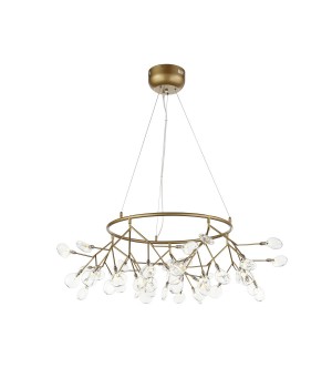 SL411.233.45 Люстра подвесная ST-Luce Золотистый/Прозрачный G4 45*1,5W RICCARDO-foto2