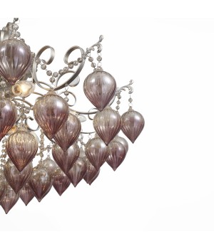 SL659.202.09 Люстра потолочная ST-Luce Шампань/Коньяк E14 9*40W FRUTTI-foto11