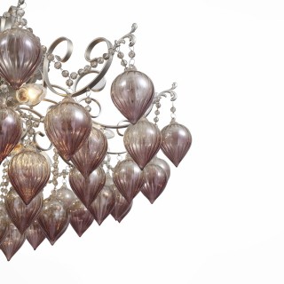 SL659.202.09 Люстра потолочная ST-Luce Шампань/Коньяк E14 9*40W FRUTTI-foto11