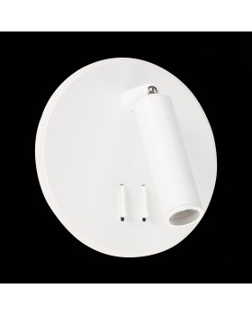 SL1586.513.01 Светильник настенный Белый LED 1*8W 3000K 624Lm Ra>80 24° IP20 L-xW155xH155 170-240V BONDI-foto7