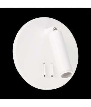 SL1586.513.01 Светильник настенный Белый LED 1*8W 3000K 624Lm Ra>80 24° IP20 L-xW155xH155 170-240V BONDI-foto7