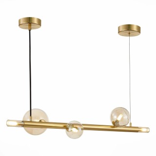 SL1509.203.05 Светильник подвесной ST-Luce Золотистый/Коньячный G9 5*5W CIELO-foto3