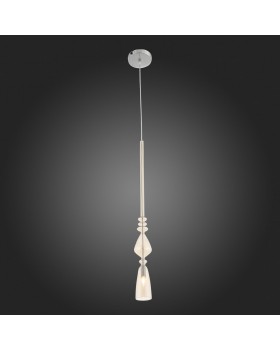 SL373.303.01 Подвес ST-Luce Хром/Янтарный G9 1*5W BRICHERE-foto7