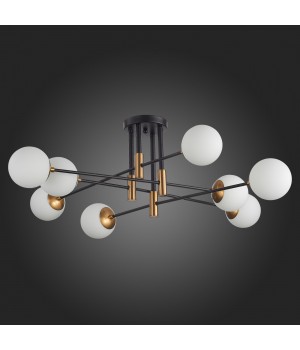 SL1203.402.08 Люстра потолочная ST-Luce Бронза,Черный/Белый E27 8*40W LIMANO-foto4