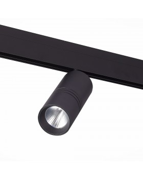 ST365.436.18 Магнитный трековый светильник Черный LED 1*18W 3000K 1 530Lm Ra>80 36° IP20 L-xW60xH148 48V LEMMI-foto2