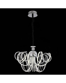 SL959.103.08 Люстра подвесная ST-Luce Хром/Белый LED 8*8W 4000K TRAVASO-foto4