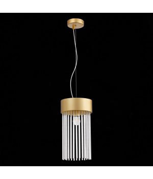 SL1225.203.01 Светильник подвесной ST-Luce Золотистый/Золотистый, Прозрачный E27 1*60W CONTATTO-foto5