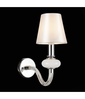 SL654.501.01 Бра ST-Luce Хром, Белый, Прозрачный/Белый E14 1*40W LUME-foto2