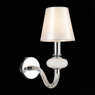 SL654.501.01 Бра ST-Luce Хром, Белый, Прозрачный/Белый E14 1*40W LUME-foto2