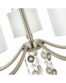 SL1757.103.05 Люстра подвесная ST-Luce Никель/Белый E14 5*40W KATENA-foto13