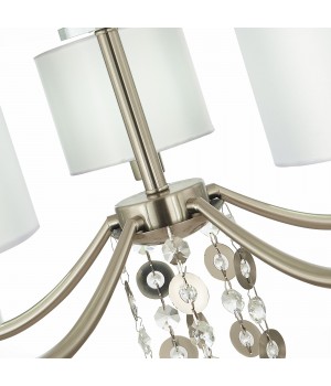 SL1757.103.05 Люстра подвесная ST-Luce Никель/Белый E14 5*40W KATENA-foto13