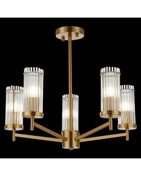 SL1233.302.05 Люстра потолочная ST-Luce Латунь/Прозрачный E14 5*60W BITONTO-foto5