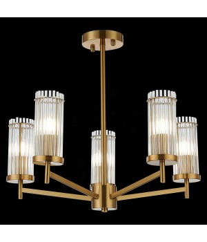 SL1233.302.05 Люстра потолочная ST-Luce Латунь/Прозрачный E14 5*60W BITONTO-foto5