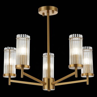 SL1233.302.05 Люстра потолочная ST-Luce Латунь/Прозрачный E14 5*60W BITONTO-foto5