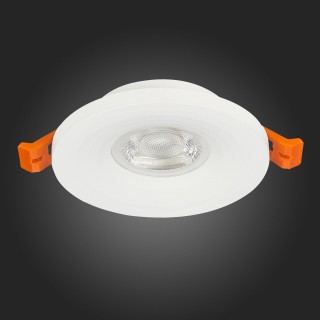 ST205.508.01 Св-к встр. Мат. белый GU10 1*50W  D95xH27 220V Без ламп GERA-foto8