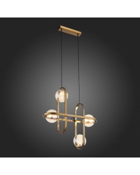 SL1201.203.04 Светильник подвесной ST-Luce Бронзовый/Коньячный G9 4*5W CIRCONO-foto5