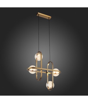 SL1201.203.04 Светильник подвесной ST-Luce Бронзовый/Коньячный G9 4*5W CIRCONO-foto5