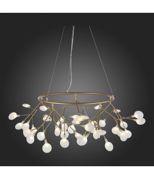 SL411.253.45 Люстра подвесная ST-Luce Золотистый/Белый G4 45*1,5W RICCARDO-foto3