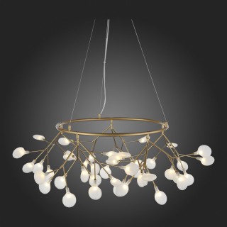 SL411.253.45 Люстра подвесная ST-Luce Золотистый/Белый G4 45*1,5W RICCARDO-foto3