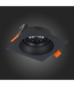 ST208.418.01 Св-к встр. Мат. черный GU10 1*50W L94xW94xH40 220V Без ламп MISURA-foto8