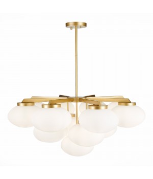 SL1503.203.13 Люстра подвесная ST-Luce Золотистый/Белый E27 13*40W Modica-foto3