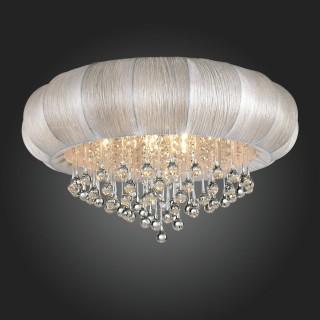 SL350.152.08 Люстра потолочная ST-Luce Хром/Белый, Прозрачный E14 8*40W PREFERITA-foto3