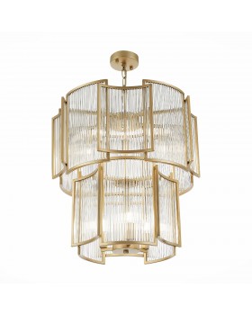 SL1234.203.08 Люстра подвесная ST-Luce Шампань/Прозрачный, Шампань E14 8*60W Cosenza-foto3