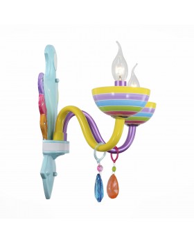 SL672.781.02 Бра ST-Luce Разноцветный/Разноцветный E14 2*40W ORNATO-foto3