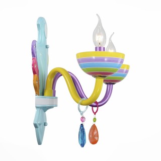 SL672.781.02 Бра ST-Luce Разноцветный/Разноцветный E14 2*40W ORNATO-foto3