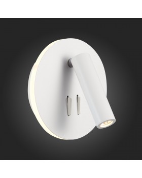 SL1586.513.01 Светильник настенный Белый LED 1*8W 3000K 624Lm Ra>80 24° IP20 L-xW155xH155 170-240V BONDI-foto8