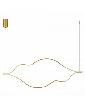 SL6106.203.45 Светильник подвесной ST-Luce Золотистый/Белый LED 1*45W 4000K Cortile