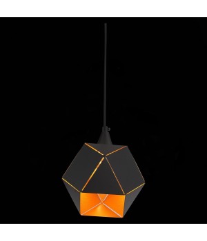 SL258.403.01 Светильник подвесной ST-Luce Черный/Черный, Золото E14 1*40W ENIGMA-foto5