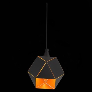 SL258.403.01 Светильник подвесной ST-Luce Черный/Черный, Золото E14 1*40W ENIGMA-foto5