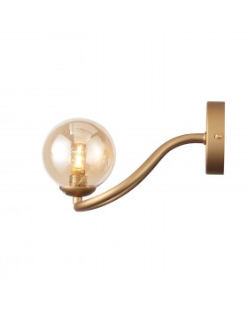 SL1502.201.01 Светильник настенный ST-Luce Золотистый/Янтарный G9 1*5W LEGATEZZA-foto2