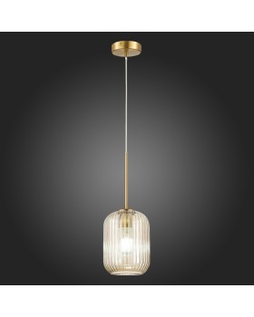 SL1154.333.01 Подвес ST-Luce Латунь/Коньячный E27 1*60W GRAN-foto5