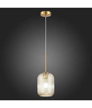 SL1154.333.01 Подвес ST-Luce Латунь/Коньячный E27 1*60W GRAN-foto5