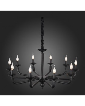 SL1114.403.10 Люстра подвесная ST-Luce Черный E14 10*40W FORTEZA-foto12