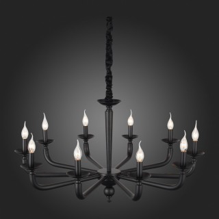 SL1114.403.10 Люстра подвесная ST-Luce Черный E14 10*40W FORTEZA-foto12