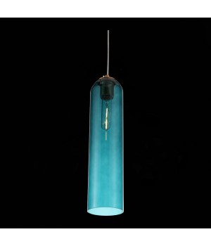 SL1145.383.01 Светильник подвесной ST-Luce Латунь/Голубой E27 1*60W CALLANA-foto5