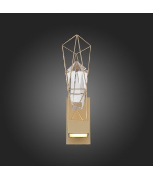 SL815.201.01 Бра ST-Luce Матовое золото/Матовое золото, Прозрачный LED 1*6W 4000K PROGETTO-foto3